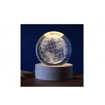 Crystal Ball Lamp - Earth