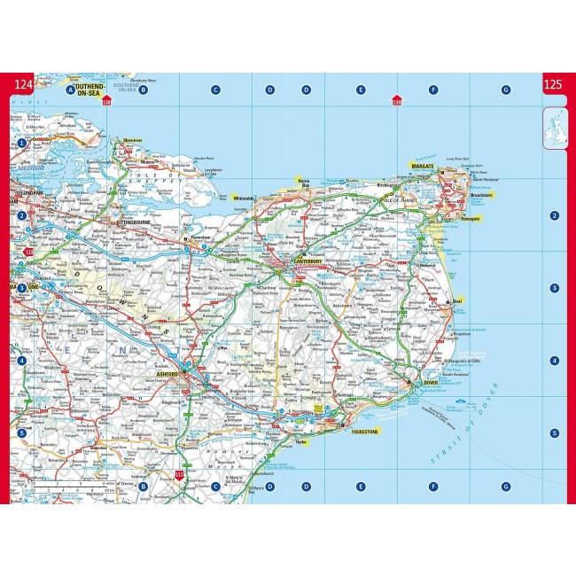 Collins Essetial Road Atlas Britain & North Ireland 2023 - England ...