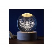 Crystal Ball Lamp - Solar System