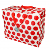 Jumbo storage bag - Red on white Spotlight