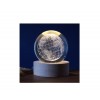 Crystal Ball Lamp - Earth